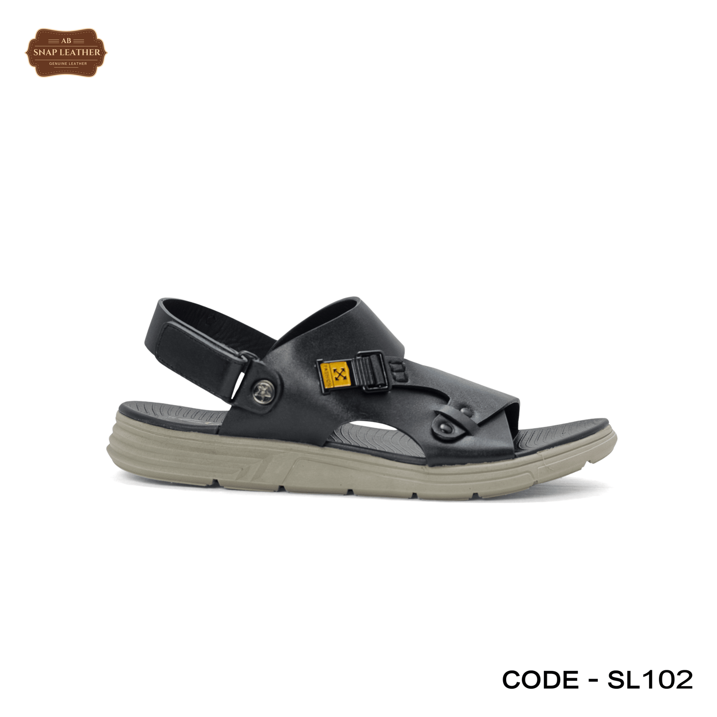 men's brown leather sandals, showcasing the detailed stitching - Snap Leather men's brown leather sandals, showcasing the detailed stitchingSandals for menSnap Leathermen's brown leather sandals, showcasing the detailed stitching