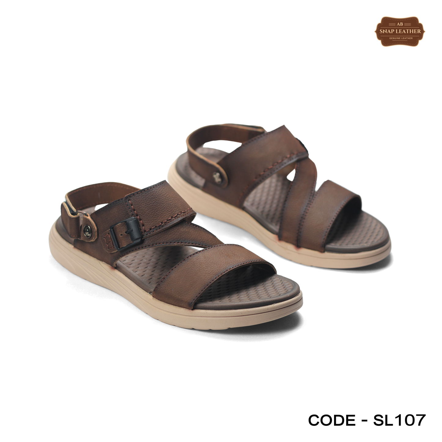 summer leather sandals for men, and adjustable straps