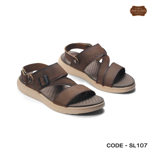 summer leather sandals for men, and adjustable straps