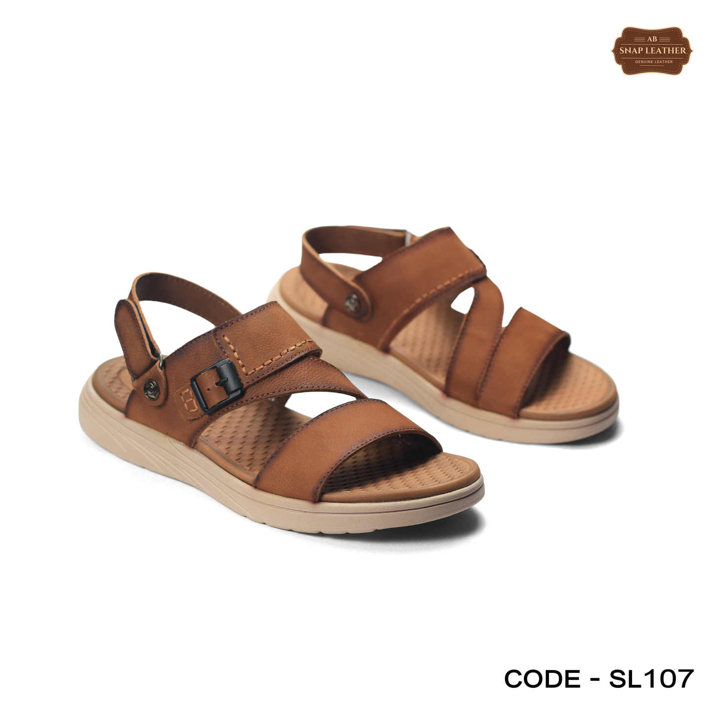 summer leather sandals for men, and adjustable straps