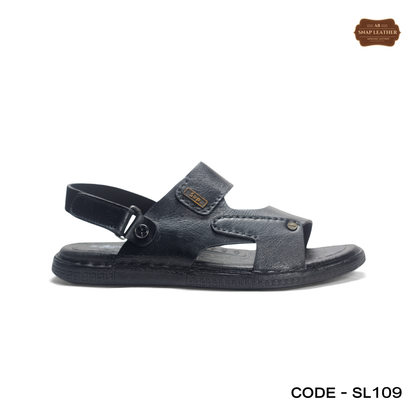 Sea Beach Men Casual Slipper Comfortable Outdoor - Snap Leather