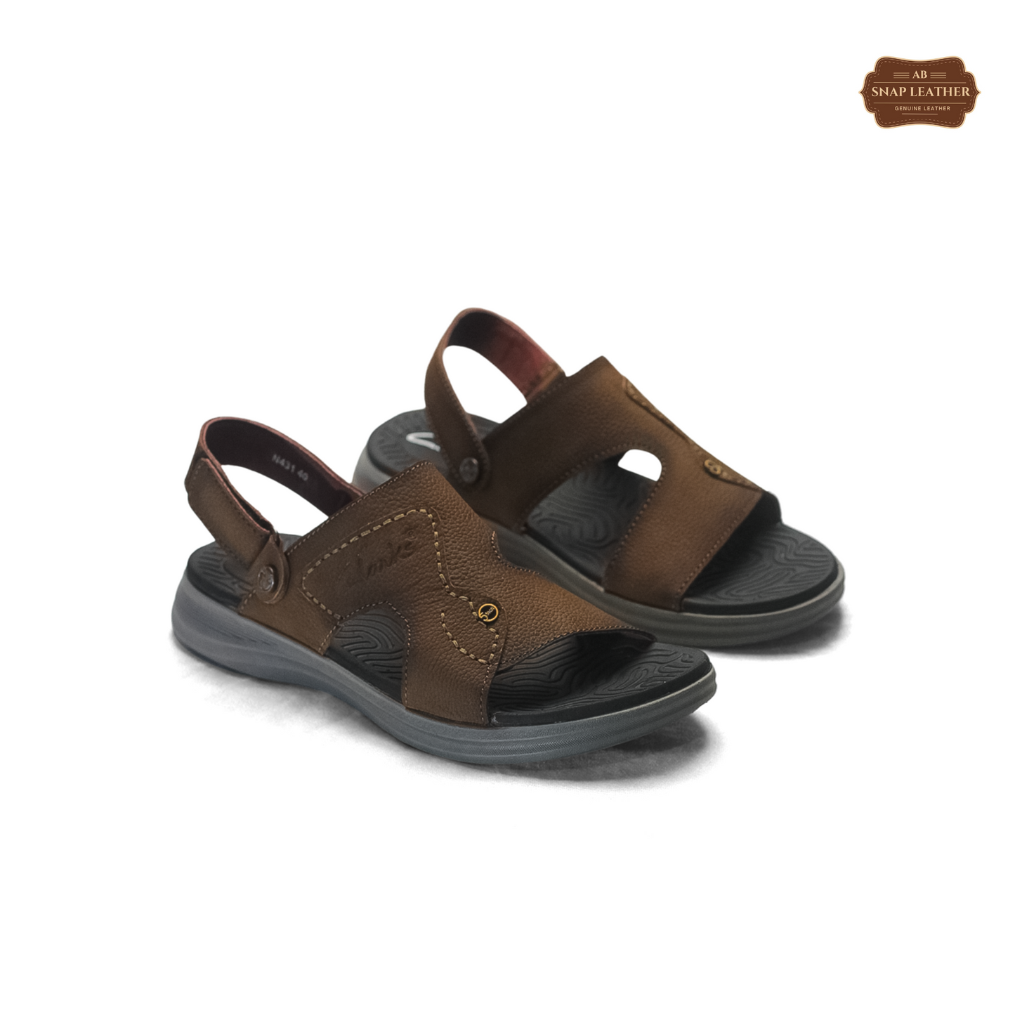 Leather Sandal SL- 431 Snap Leather
