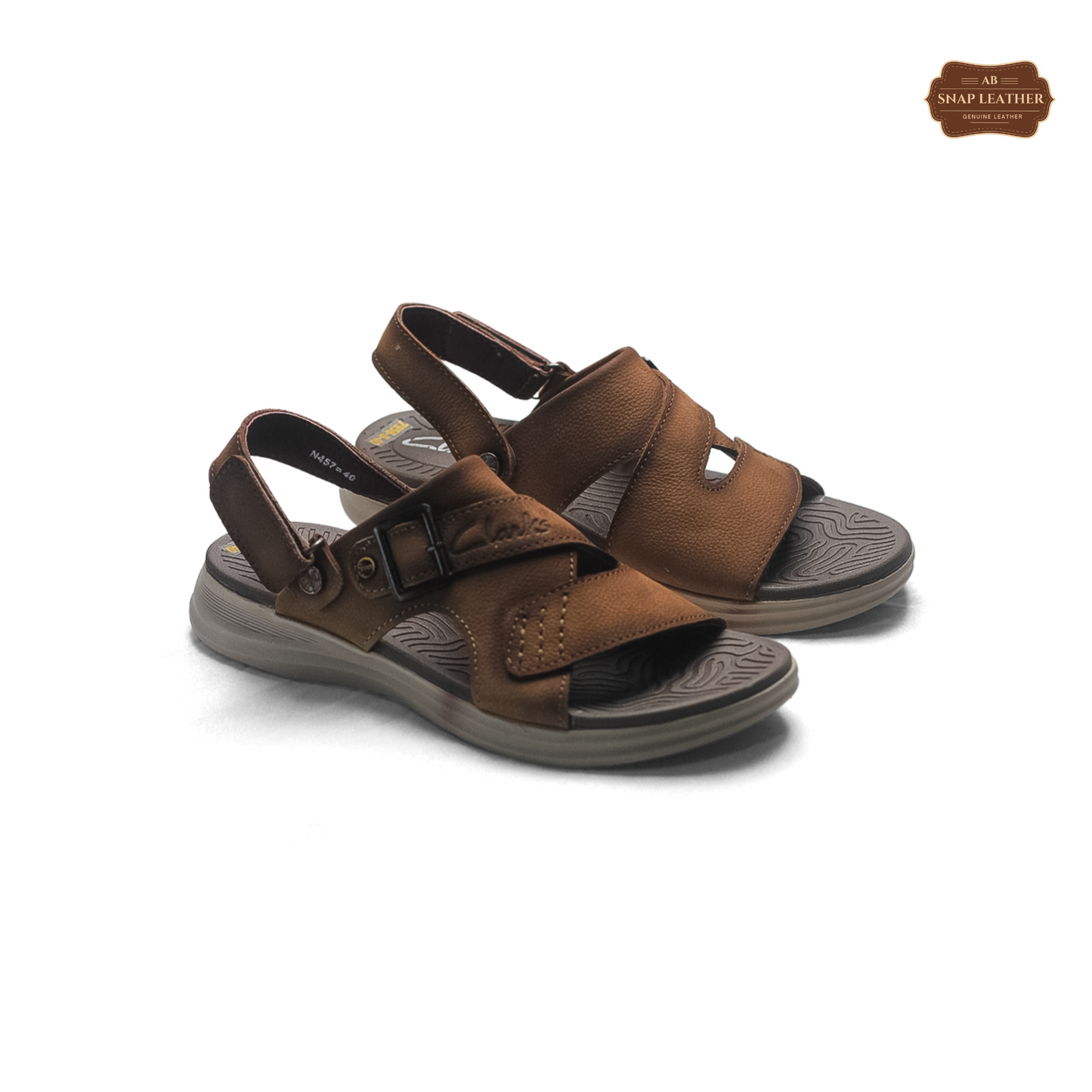 Leather Sandal SL- 457 Snap Leather